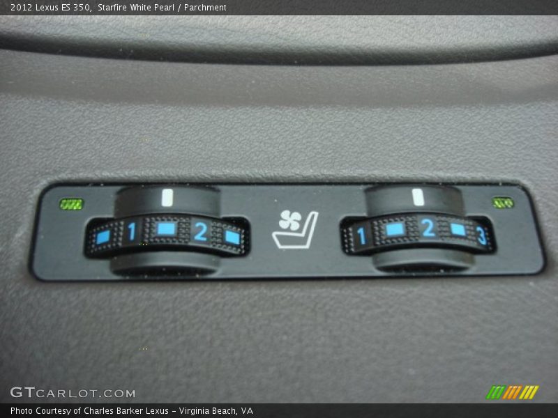 Starfire White Pearl / Parchment 2012 Lexus ES 350