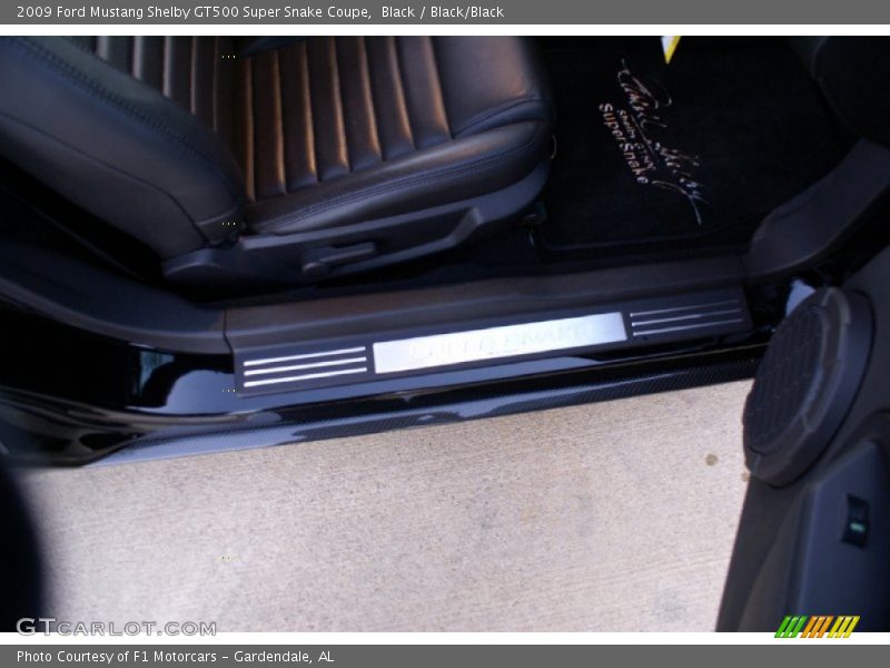 Black / Black/Black 2009 Ford Mustang Shelby GT500 Super Snake Coupe