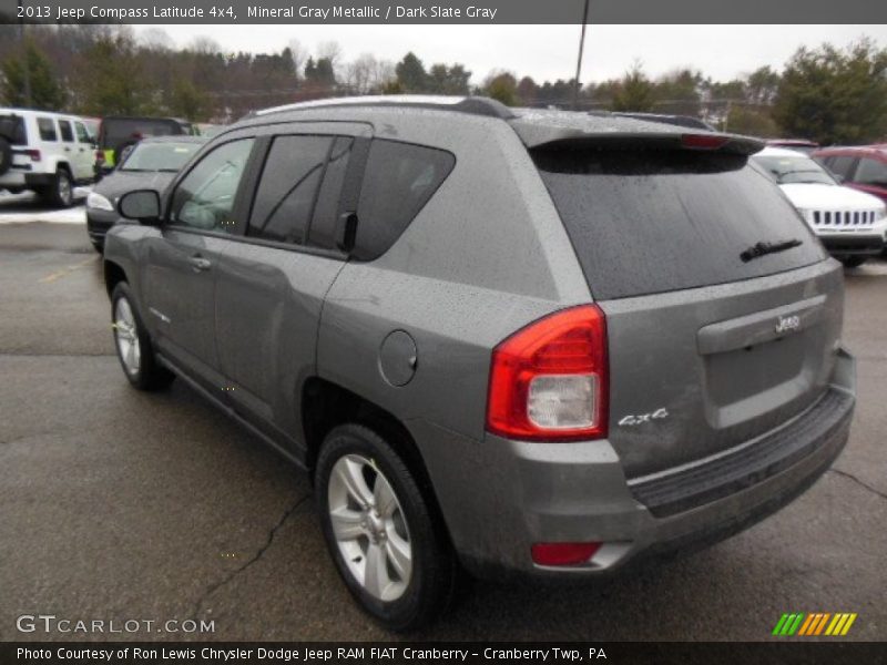 Mineral Gray Metallic / Dark Slate Gray 2013 Jeep Compass Latitude 4x4