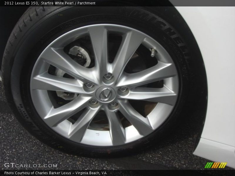 Starfire White Pearl / Parchment 2012 Lexus ES 350