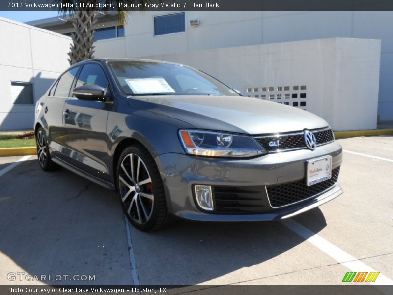 Platinum Gray Metallic / Titan Black 2012 Volkswagen Jetta GLI Autobahn
