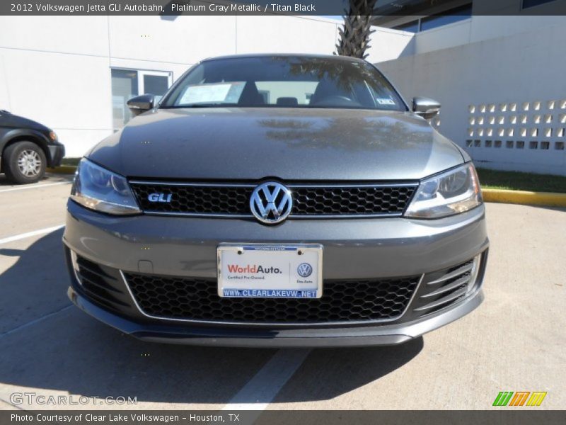 Platinum Gray Metallic / Titan Black 2012 Volkswagen Jetta GLI Autobahn