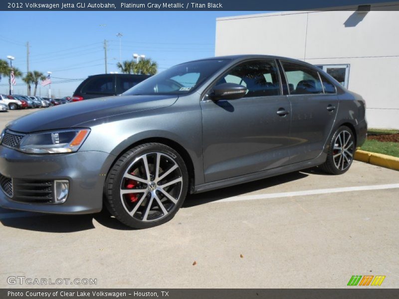 Platinum Gray Metallic / Titan Black 2012 Volkswagen Jetta GLI Autobahn