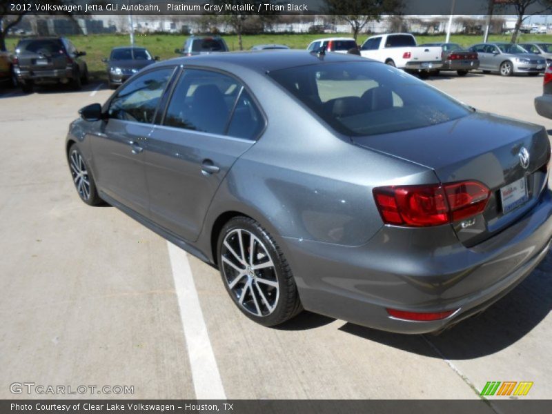 Platinum Gray Metallic / Titan Black 2012 Volkswagen Jetta GLI Autobahn
