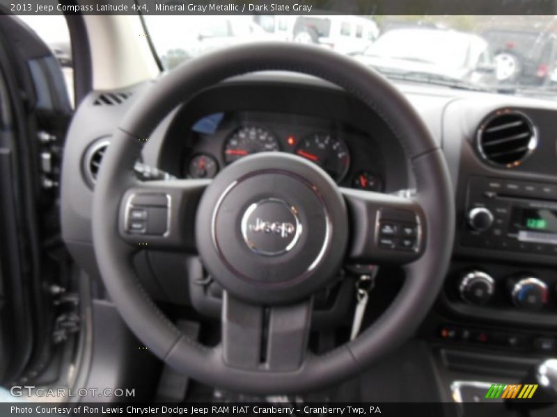 Mineral Gray Metallic / Dark Slate Gray 2013 Jeep Compass Latitude 4x4