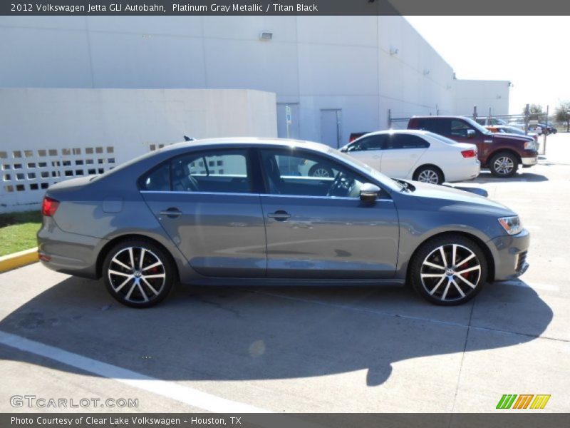 Platinum Gray Metallic / Titan Black 2012 Volkswagen Jetta GLI Autobahn