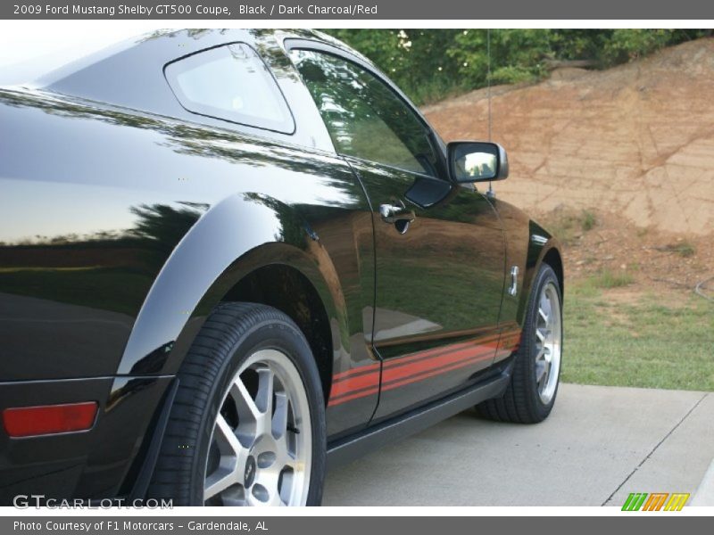 Black / Dark Charcoal/Red 2009 Ford Mustang Shelby GT500 Coupe