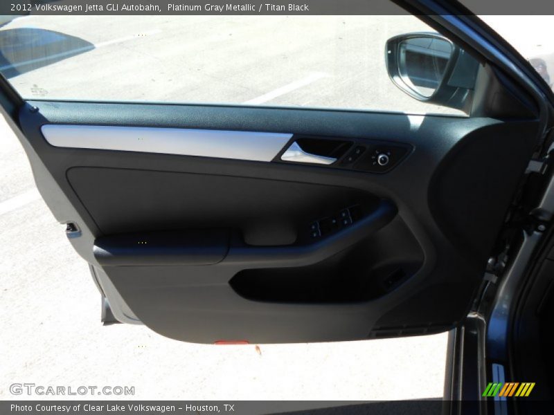 Platinum Gray Metallic / Titan Black 2012 Volkswagen Jetta GLI Autobahn