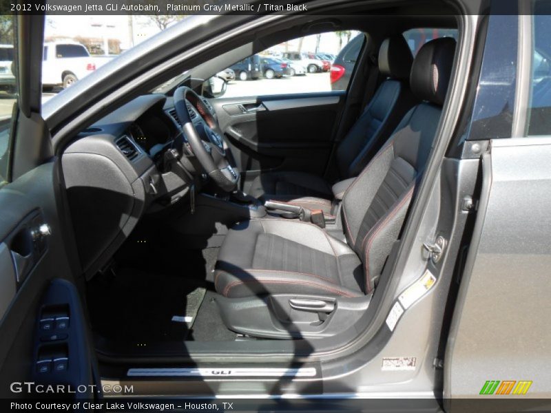 Platinum Gray Metallic / Titan Black 2012 Volkswagen Jetta GLI Autobahn