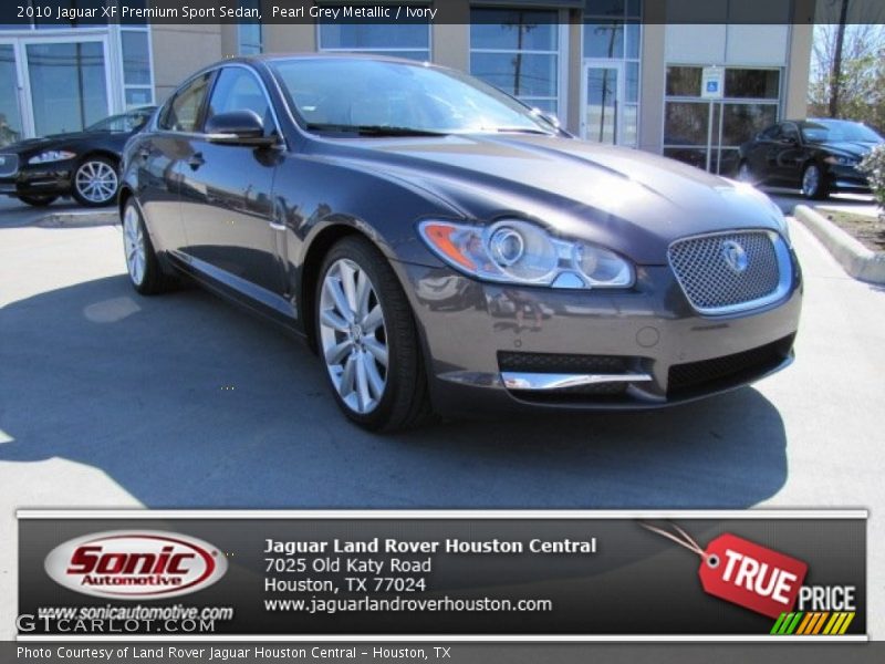 Pearl Grey Metallic / Ivory 2010 Jaguar XF Premium Sport Sedan