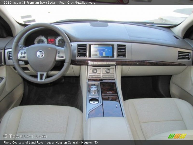Dashboard of 2010 XF Premium Sport Sedan