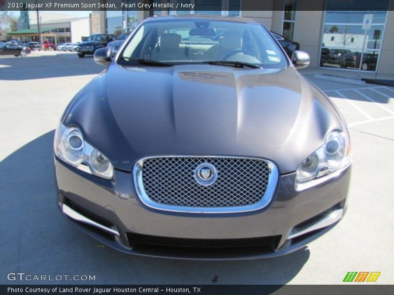 Pearl Grey Metallic / Ivory 2010 Jaguar XF Premium Sport Sedan