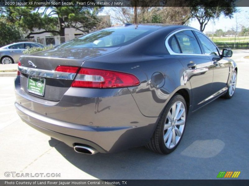 Pearl Grey Metallic / Ivory 2010 Jaguar XF Premium Sport Sedan