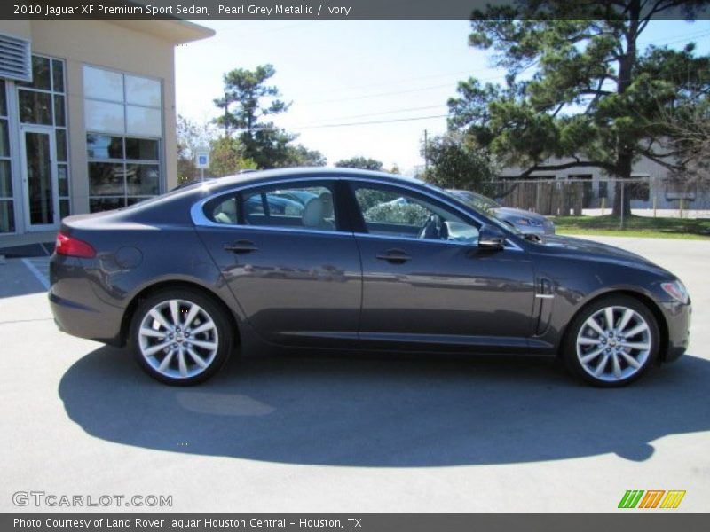 Pearl Grey Metallic / Ivory 2010 Jaguar XF Premium Sport Sedan