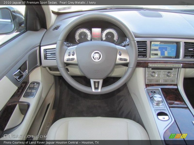 Dashboard of 2010 XF Premium Sport Sedan