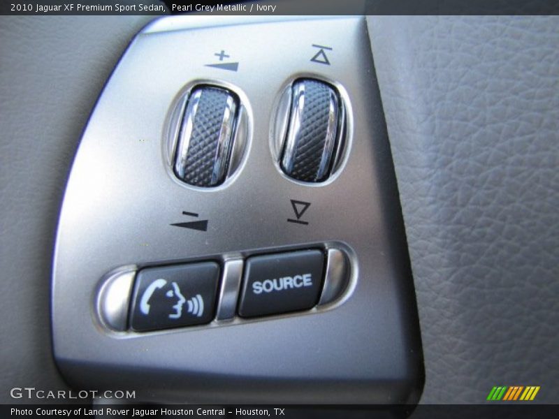Controls of 2010 XF Premium Sport Sedan