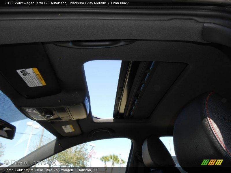 Platinum Gray Metallic / Titan Black 2012 Volkswagen Jetta GLI Autobahn