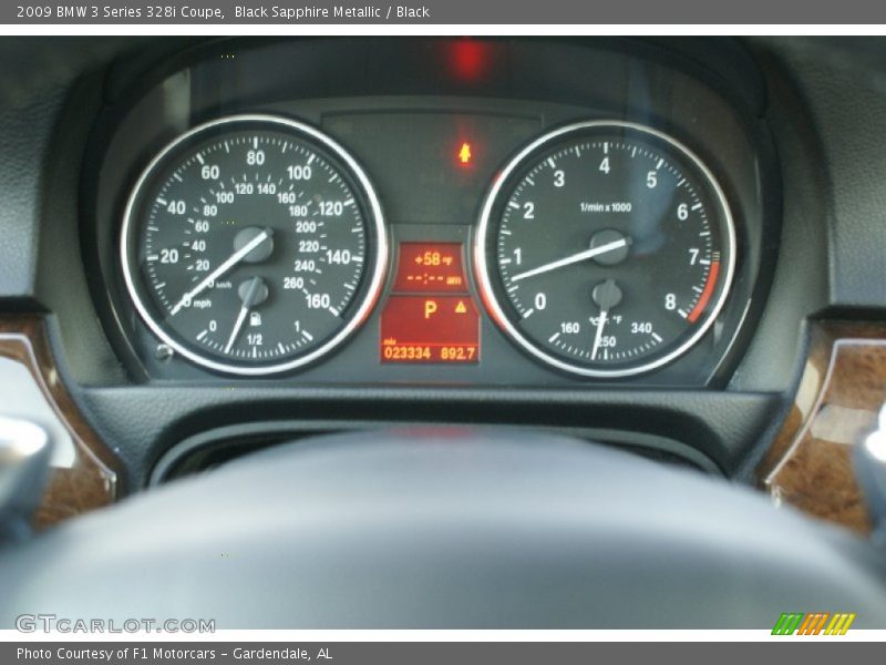  2009 3 Series 328i Coupe 328i Coupe Gauges