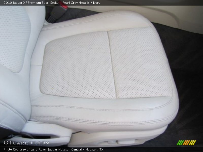 Front Seat of 2010 XF Premium Sport Sedan