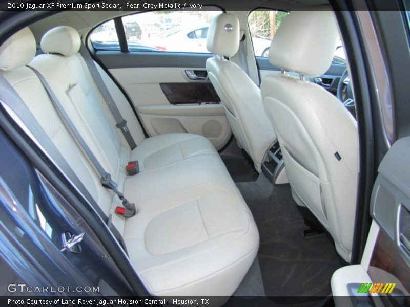 Rear Seat of 2010 XF Premium Sport Sedan