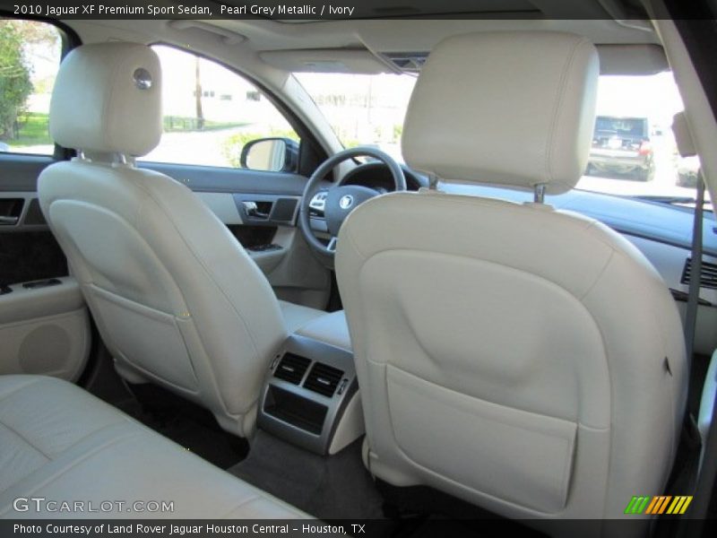 Pearl Grey Metallic / Ivory 2010 Jaguar XF Premium Sport Sedan