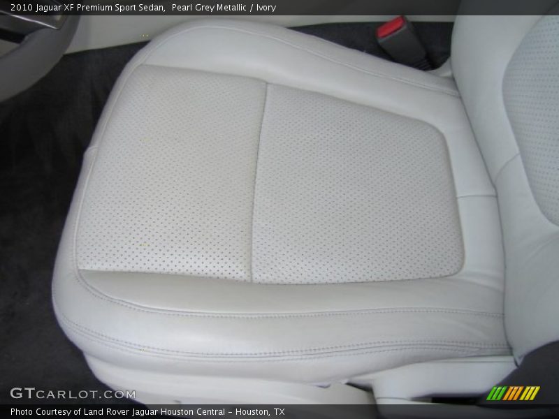 Front Seat of 2010 XF Premium Sport Sedan