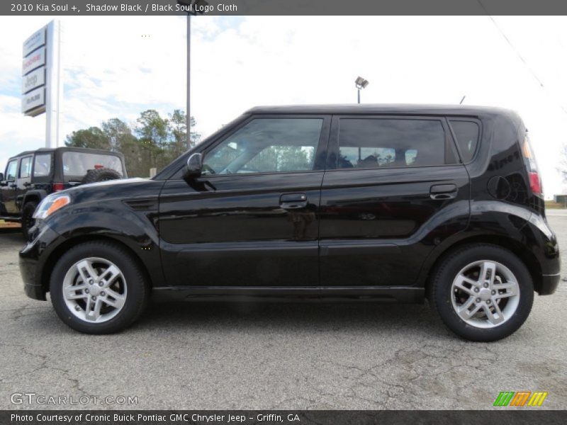 Shadow Black / Black Soul Logo Cloth 2010 Kia Soul +