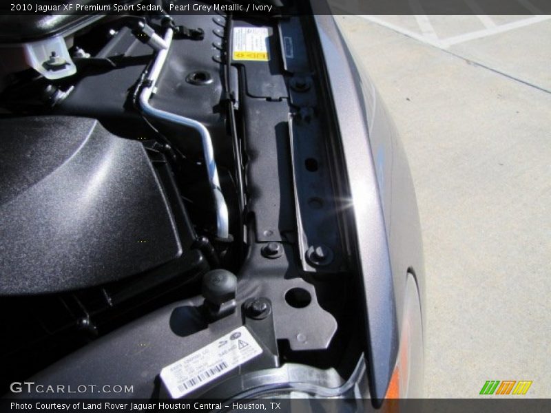 Pearl Grey Metallic / Ivory 2010 Jaguar XF Premium Sport Sedan
