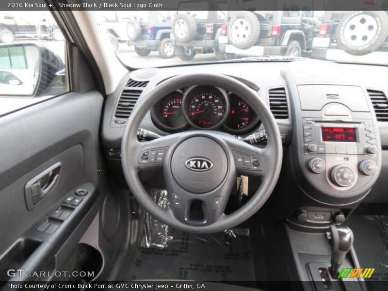 Shadow Black / Black Soul Logo Cloth 2010 Kia Soul +