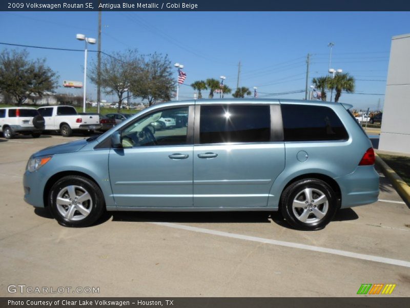 Antigua Blue Metallic / Gobi Beige 2009 Volkswagen Routan SE
