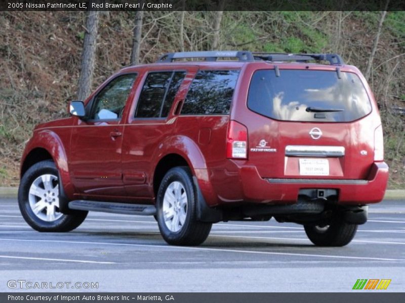  2005 Pathfinder LE Red Brawn Pearl