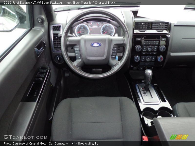 Dashboard of 2010 Escape XLT V6 Sport Package