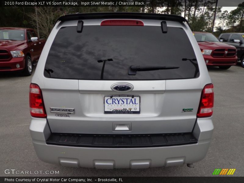 Ingot Silver Metallic / Charcoal Black 2010 Ford Escape XLT V6 Sport Package