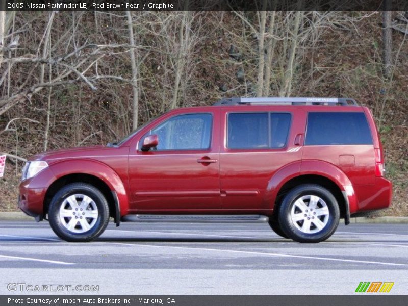  2005 Pathfinder LE Red Brawn Pearl
