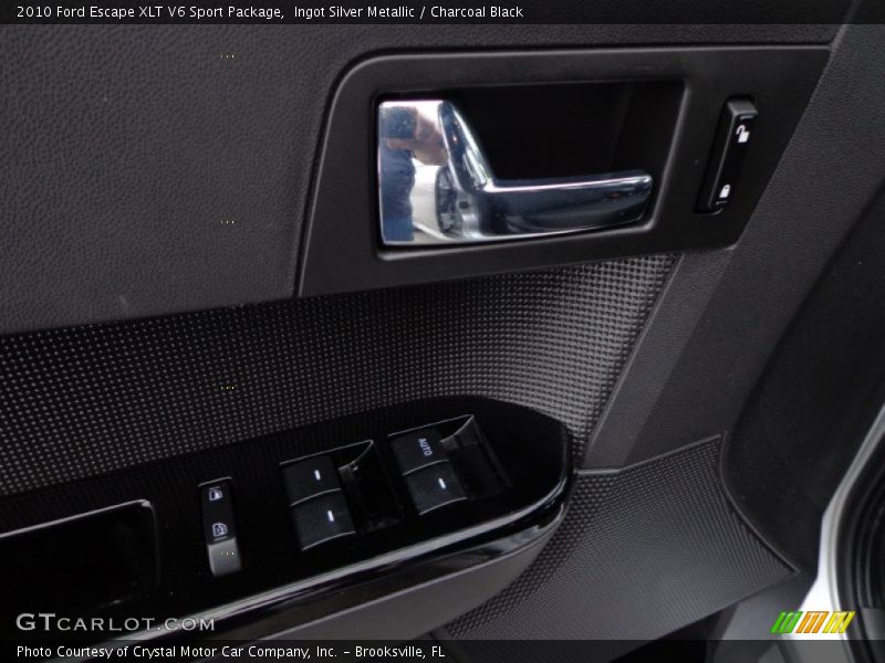 Ingot Silver Metallic / Charcoal Black 2010 Ford Escape XLT V6 Sport Package