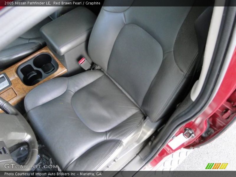 Red Brawn Pearl / Graphite 2005 Nissan Pathfinder LE