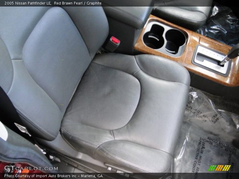 Red Brawn Pearl / Graphite 2005 Nissan Pathfinder LE