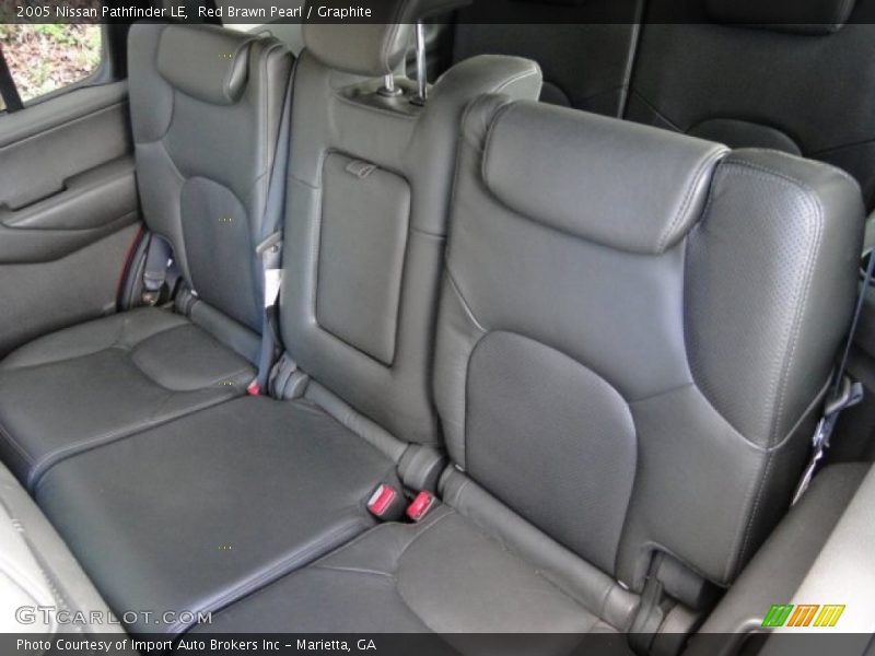 Red Brawn Pearl / Graphite 2005 Nissan Pathfinder LE