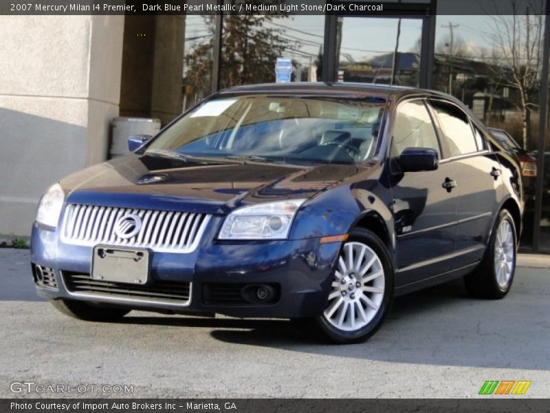 Dark Blue Pearl Metallic / Medium Light Stone/Dark Charcoal 2007 Mercury Milan I4 Premier
