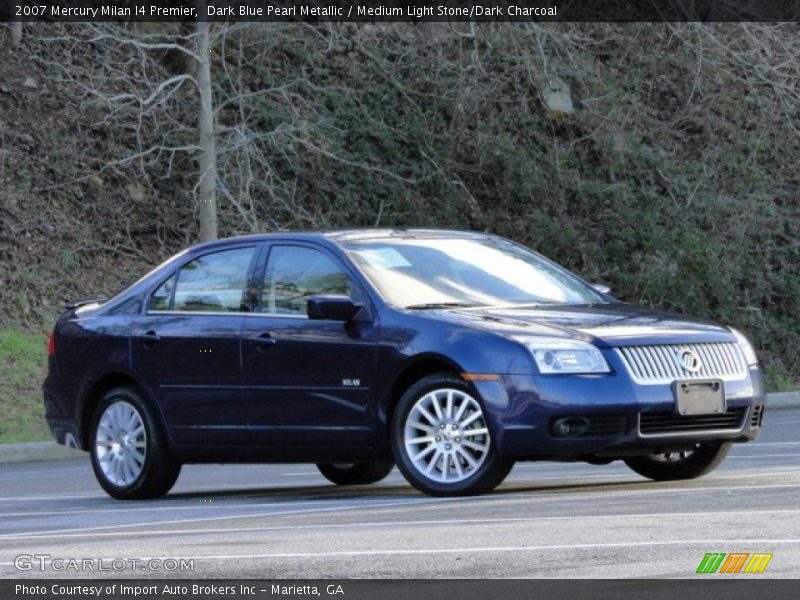 Dark Blue Pearl Metallic / Medium Light Stone/Dark Charcoal 2007 Mercury Milan I4 Premier