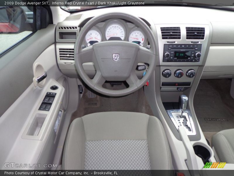 Dashboard of 2009 Avenger SXT