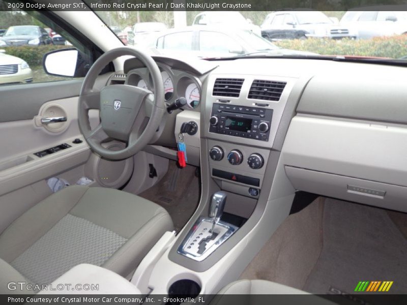 Dashboard of 2009 Avenger SXT