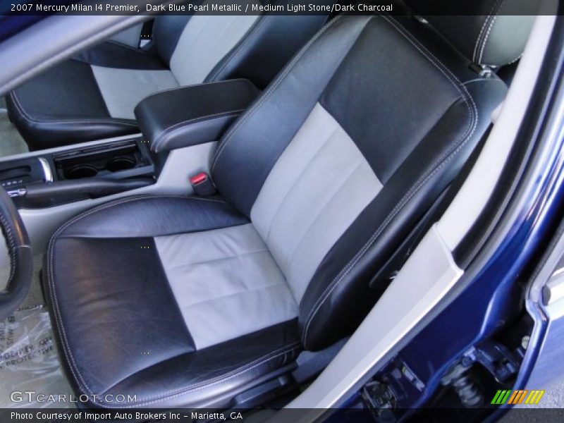 Dark Blue Pearl Metallic / Medium Light Stone/Dark Charcoal 2007 Mercury Milan I4 Premier