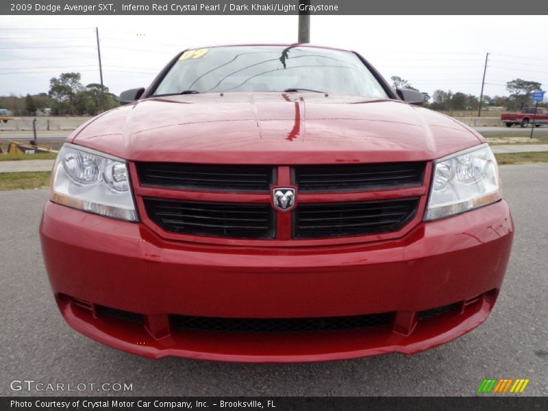  2009 Avenger SXT Inferno Red Crystal Pearl