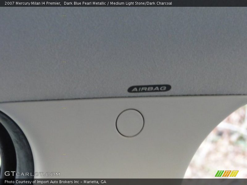 Dark Blue Pearl Metallic / Medium Light Stone/Dark Charcoal 2007 Mercury Milan I4 Premier