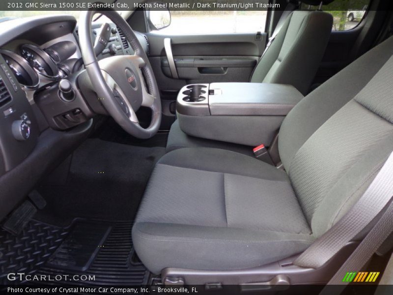 Mocha Steel Metallic / Dark Titanium/Light Titanium 2012 GMC Sierra 1500 SLE Extended Cab