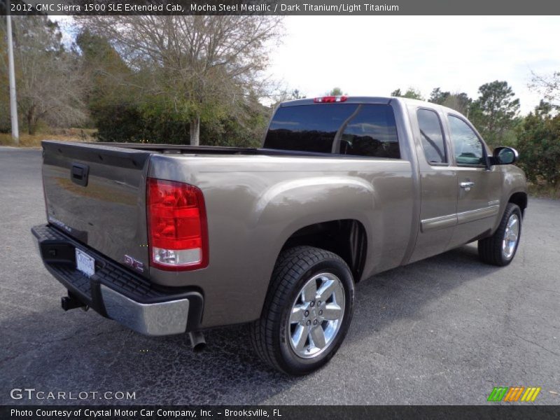 Mocha Steel Metallic / Dark Titanium/Light Titanium 2012 GMC Sierra 1500 SLE Extended Cab