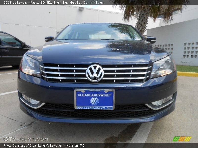 Night Blue Metallic / Cornsilk Beige 2013 Volkswagen Passat TDI SEL