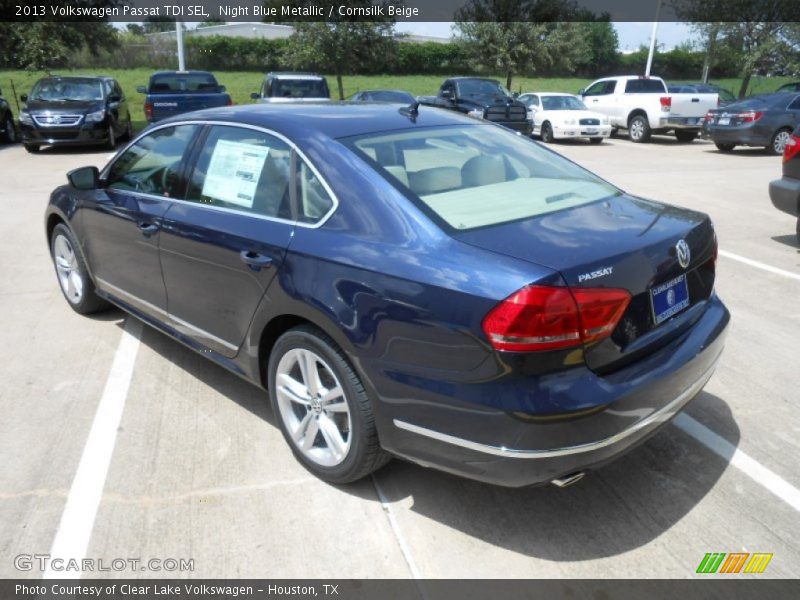 Night Blue Metallic / Cornsilk Beige 2013 Volkswagen Passat TDI SEL