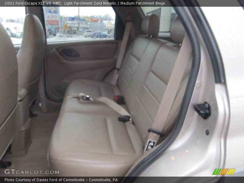 Rear Seat of 2001 Escape XLT V6 4WD